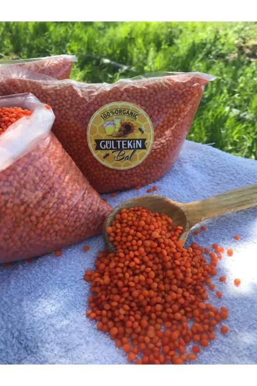 GÜLTEKİN BAL TYCYX88ZLN171580516308666 Köy Kirmizi Mercimek 1 Kg