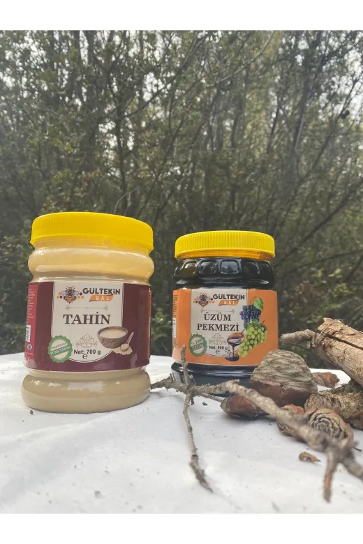 GÜLTEKİN BAL yayauıs 700 Gram Tahin 900 Gram Pekmezi