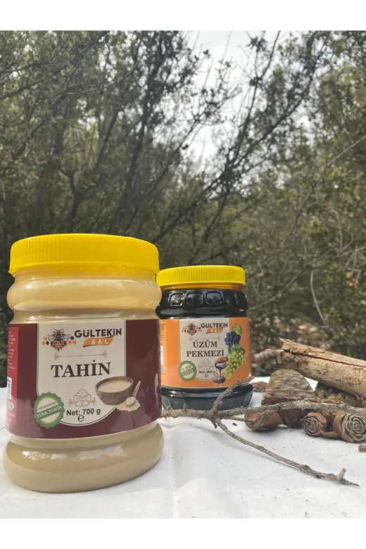 GÜLTEKİN BAL yayauıs 700 Gram Tahin 900 Gram Pekmezi