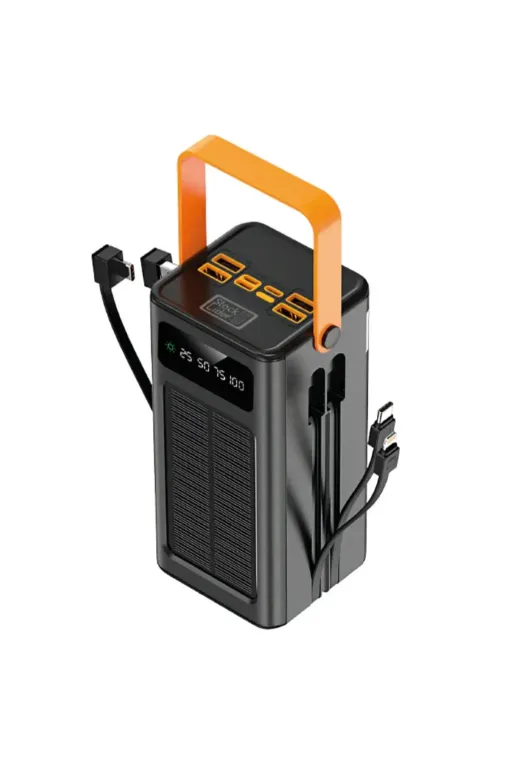 Güneş Enerjili Hızlı Şarj Powerbank Taşınabilir Yüksek Kapasiteli 80.000