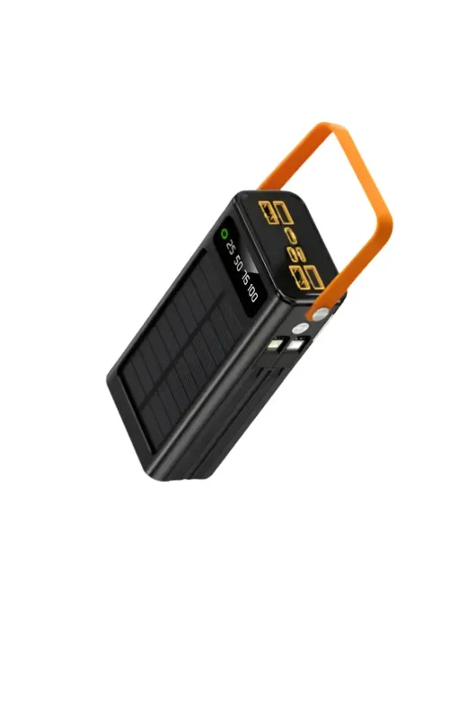 Güneş Enerjili Hızlı Şarj Powerbank Taşınabilir Yüksek Kapasiteli 80.000