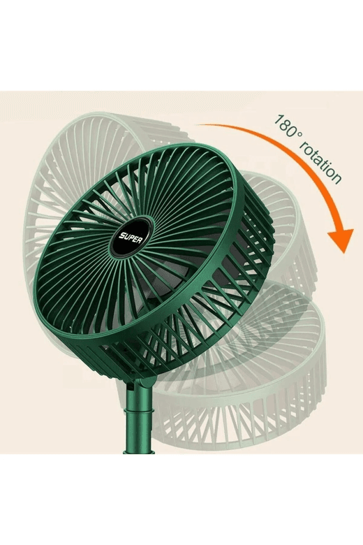 Gunkes 06011999 F-06 Taşınabilir Şarjlı Fan 3 Kademeli Vantilatör Klima Soğutucu Fan