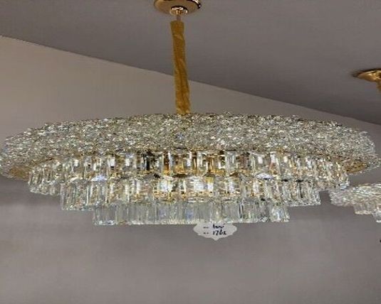 Gunkes 28139/40-50-60  Taşlı Gümüş Avize
