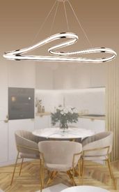 Gunkes 6307 Çember Gold Avize  Gd-Cr