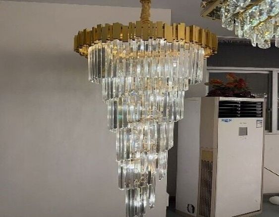 Gunkes 6803/800*1700 Gold Taşlı Avize
