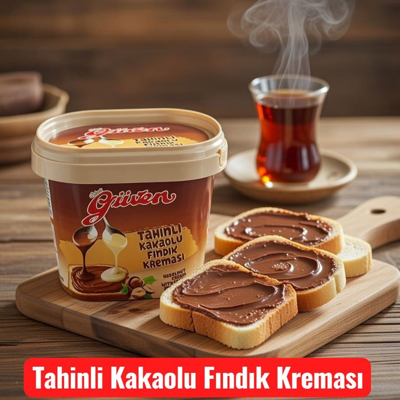 Güven Helva CJqkGS0P3V Tahinli Kakaolu Fındık Kreması 500Gr