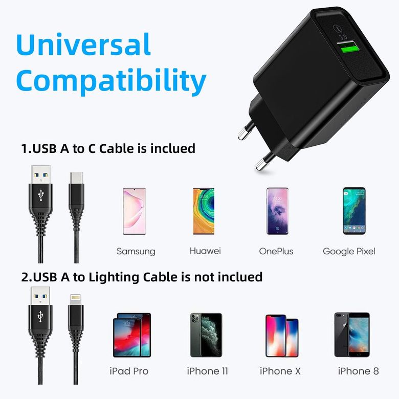 H-2H-2 Acl H2 3.4A 18 Watt 1Xusb 1Mt Usb-C Kablo Şarj Cihazı Tüm