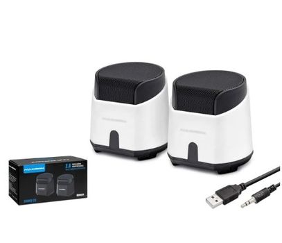 Hadron HD6024W 8.5*9*9 Cm 1+1 Usb Girişli Kaliteli Bilgisayar Hoparlörü