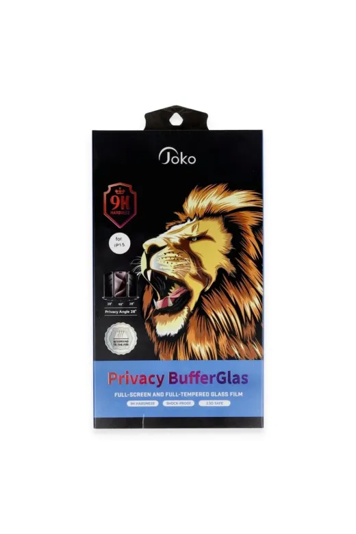 Hafk HFK-C8683140717902 Mey İthalat® Iphone 16 Pro Max Buffer Hayalet Cam Ekran Koruyucu - Siyah