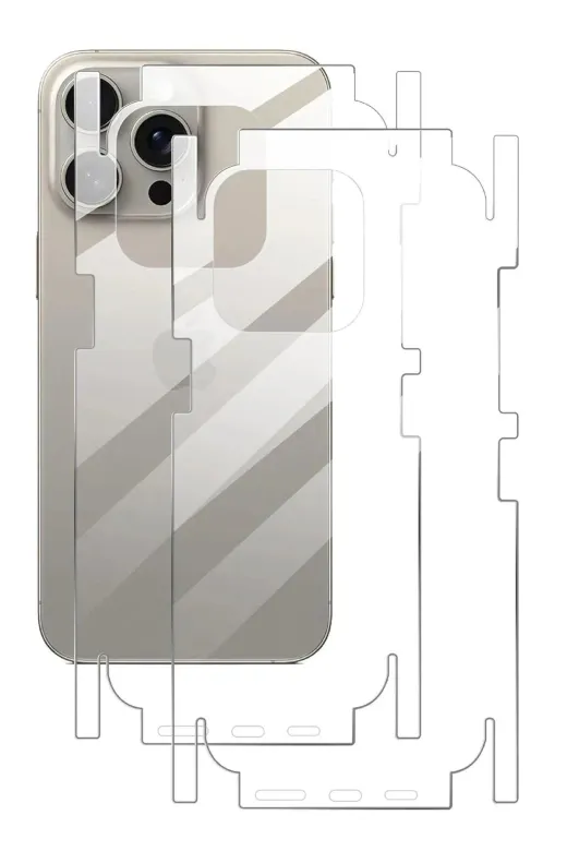 Hafk HFK-C8683140888923 Mey İthalat® Iphone 17 Pro 360 Mat Full Body Arka Koruyucu