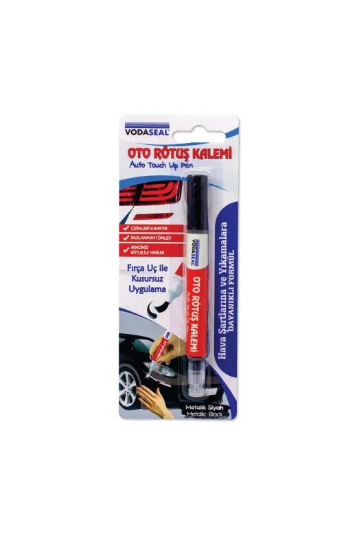 Hafk HFK-MMEY018682340870110 Mey İthalat® Vodaseal Oto Rötuş Kalemi Metalik Siyah 5 Ml