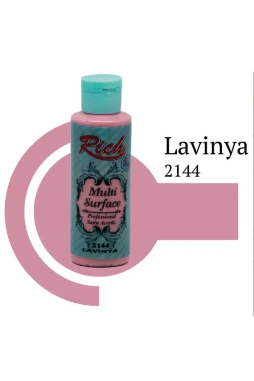 Hafk HFK-MMEY018682374012258 Mey İthalat® Rich Multi Surface 2144 Lavinya Akrilik Boya 120 Cc
