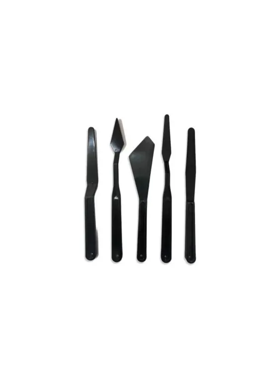 Hafk HFK-MMEY018682374019080 Mey İthalat® Rich Siyah Spatula Seti 5 Parça