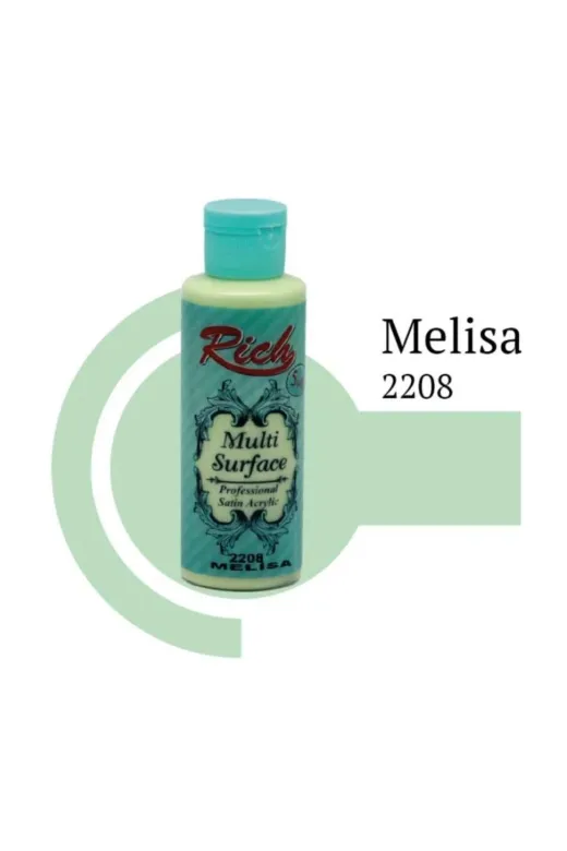 Hafk HFK-MMEY018682374038029 Mey İthalat® Rich Multi Surface 2208 Melisa Akrilik Boya 120 Cc