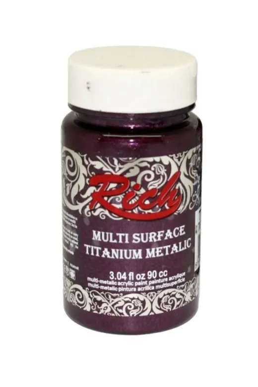 Hafk HFK-MMEY018690902560935 Mey İthalat® Rich Multi Surface Titanium 2560 Antik Mürdüm Metalik 90 Cc