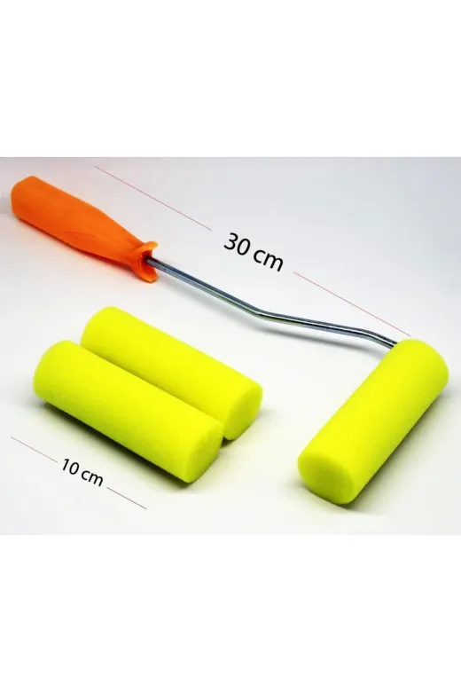 Hafk HFK-MMEY018691556756385 Mey İthalat® Rich Sarı Sünger Rulo Seti 10 Cm