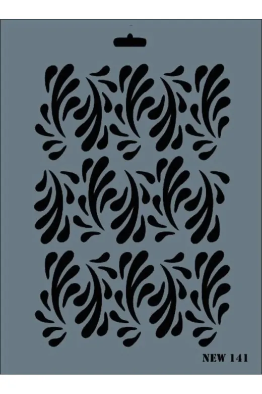 Hafk HFK-MMEY019996670593144 Mey İthalat® Rich New Seri N-141 Stencil 35X25 Cm
