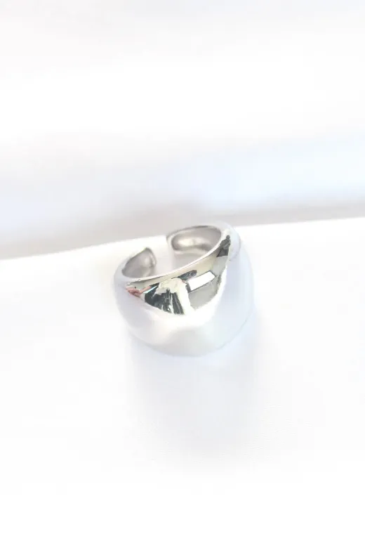 Hafk HFK-MMEYEB664af7df4051f3770a01bc78 Mey İthalat® Silver Renk Ayarlanabilir Bombeli Ayna Yüzük