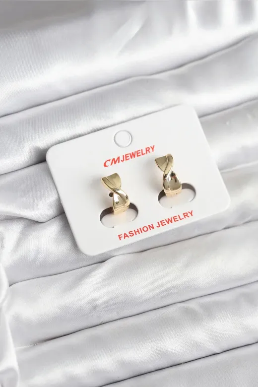 Hafk HFK-MMEYEB692acc8095fd3f3d110851ac Mey İthalat® 14K Gold Renk Kaplama Cm Kadın Küpe