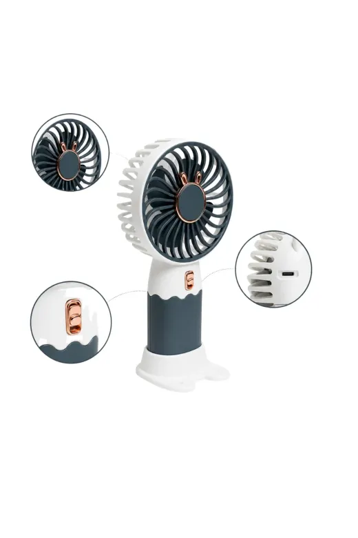 Hafk HFK-MMEYTDUCZZL121VANTLATR-2 Mey İthalat® Kompakt Tasarımlı Kuvvetli Rüzgar Üfleyen Mini Fan