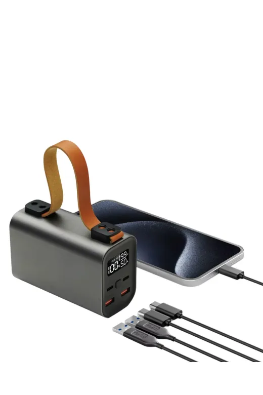 Hafk HFK-MMEYTDUCZZZ100WPOWER-3 Mey İthalat® 50000 Mah Güçlü Powerbank Dijital Göstergeli Çoklu Usb Çıkışlı