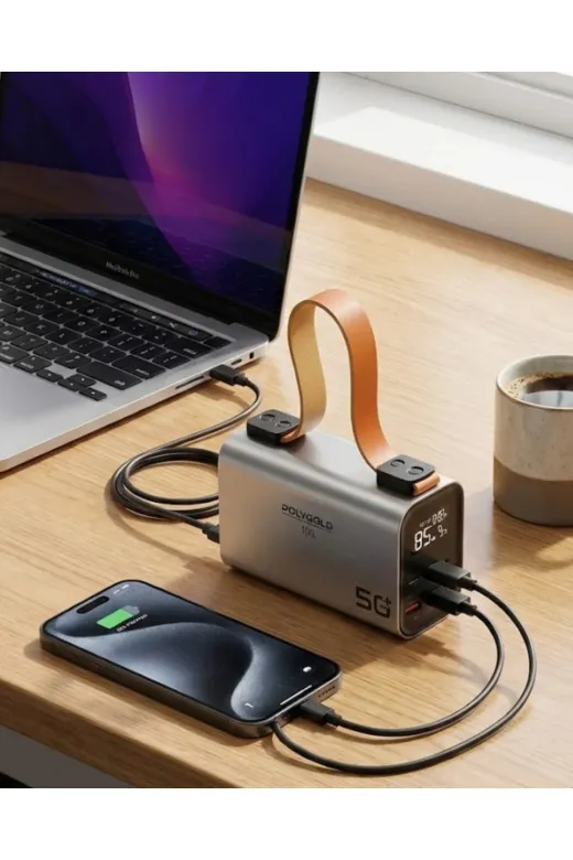 Hafk HFK-MMEYTDUCZZZ100WPOWER Mey İthalat® 50000 Mah Powerbank Süper Hızlı Şarj Led Dijital Göstergeli Taşınabilir Şarj Cihazı