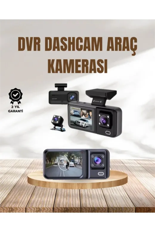 Hafk HFK-MMEYTDUCZZZDVR1ARAKAMERASI-3 Mey İthalat® Wi-Fi Destekli Araç Kamerası: 2.7” Ekran, 128Gb Destek Ve Ir Gece Görüş