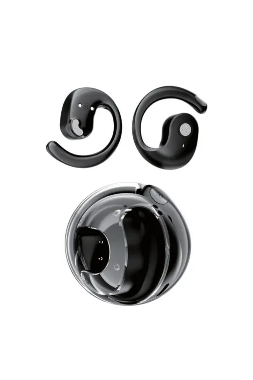 Hafk HFK-MMEYTDUCZZZOWSKULAKLIKSYAH-4 Mey İthalat® Premium Kablosuz Kulaklık Gürültü Azaltma Şarj Kutulu Bluetooth Kulaklık