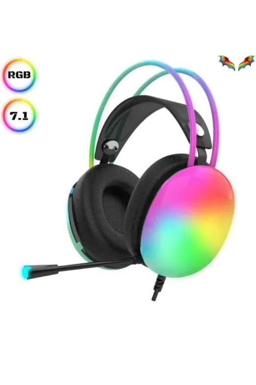 Hafk HFK-MMEYTDUCZZZPG580KULAKLIKKKKKKK4 Mey İthalat® Kablosuz Bluetooth Kulaklık Rgb Işıklı Kulak Üstü 5.3 Bluetooth Bağlantılı