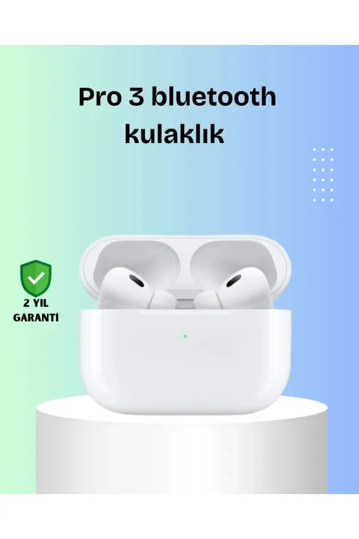 Hafk HFK-MMEYTDUCZZZPRO3SONSER-3 Mey İthalat® Aktif Gürültü Engelleme Özellikli Kablosuz Kulak İçi Bluetooth Kulaklık