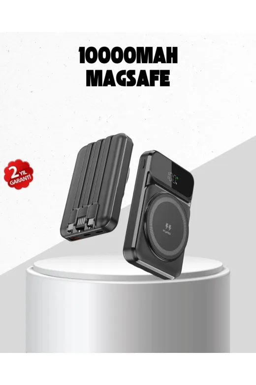 Hafk HFK-MMEYTDUCZZZPW10PLUS-1 Mey İthalat® 15W Kablosuz Şarj Özellikli 10000 Mah Powerbank – Type-C Hızlı Şarj