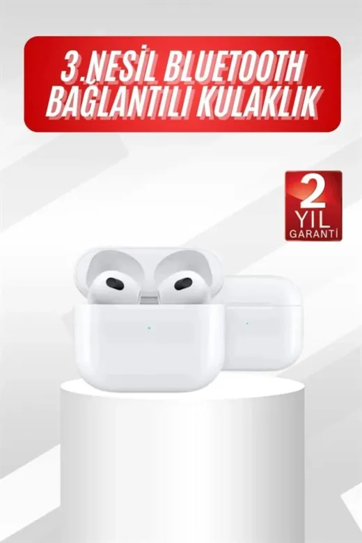Hafk HFK-MMEYTDUUCZZZ3NESLLLLLL2 Mey İthalat® 3.nesil İos Android Uyumlu Bluetooth 5.0 Beyaz Çağrı Cevaplama