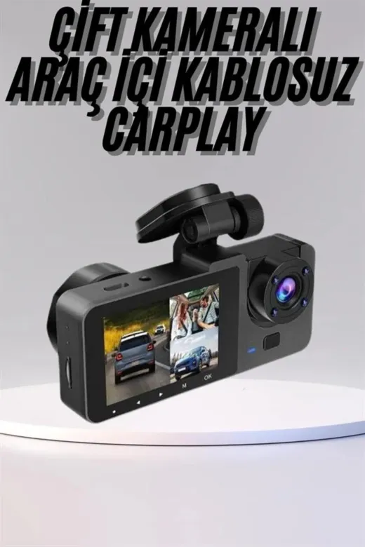 Hafk HFK-MMEYTDUUCZZZARAKAMERAAAA6 Mey İthalat® Dvr Araç İçi Kamera Hareket Algılayabilen 1080P Carplay Video Kaydedici