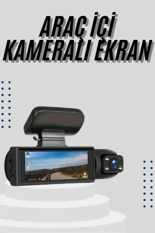 Hafk HFK-MMEYTDUUCZZZBLACKBOXARAKAMERASIIIII1 Mey İthalat® Çift Kameralı Araç Kamerası Ön Ve Arka Kameralı