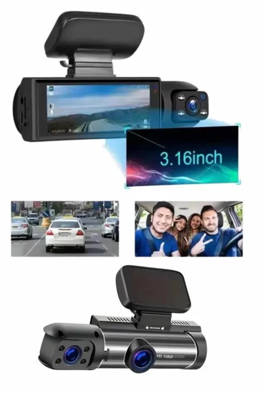 Hafk HFK-MMEYTDUUCZZZBLACKBOXARAKAMERASIIIII4 Mey İthalat® Sürüş Kamerası Video Kaydedici Hareket Algılama Gece Görüşlü