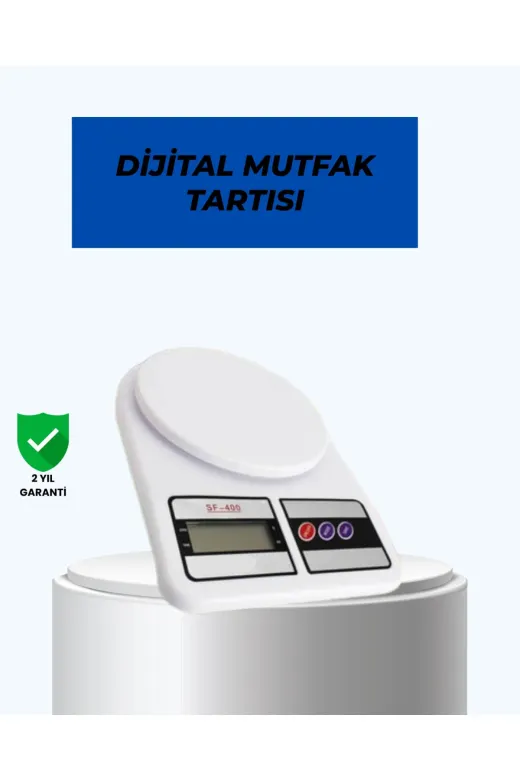 Hafk HFK-MMEYTDXUCZHASSASTART-5 Mey İthalat® Taşınabilir Dijital Terazi – Çift Ölçü Birimi Destekli