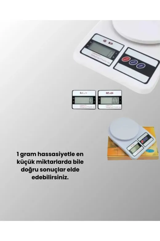 Hafk HFK-MMEYTDXUCZHASSASTART-5 Mey İthalat® Taşınabilir Dijital Terazi – Çift Ölçü Birimi Destekli