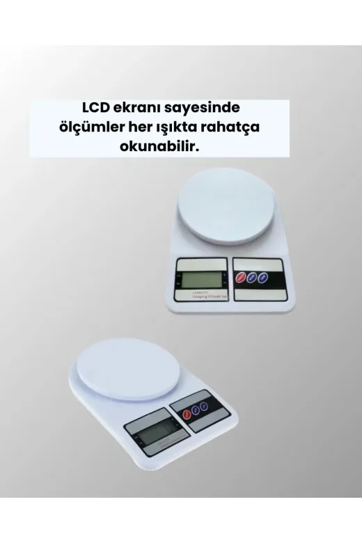 Hafk HFK-MMEYTDXUCZHASSASTART-5 Mey İthalat® Taşınabilir Dijital Terazi – Çift Ölçü Birimi Destekli