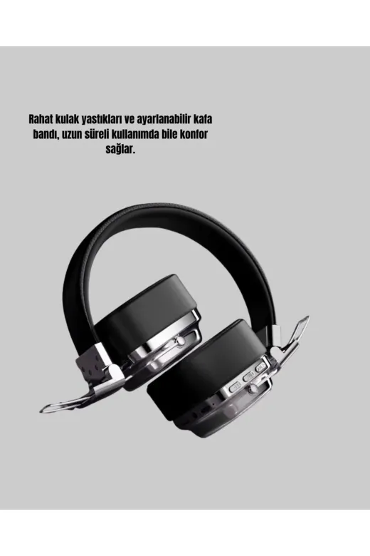 Hafk HFK-MMEYTDXUCZZZBT40-1 Mey İthalat® Kablosuz Bluetooth Kulak Üstü Kulaklık Kristal Ses Kalitesi Ve Ergonomik Yapı