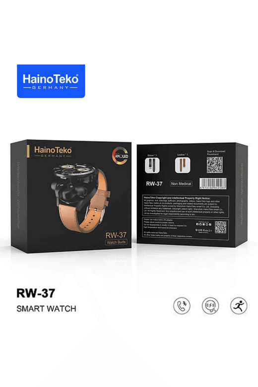 Haino Teko Germany Rw-37 Kulaklıklı Çift Kordon Akıllı Saat