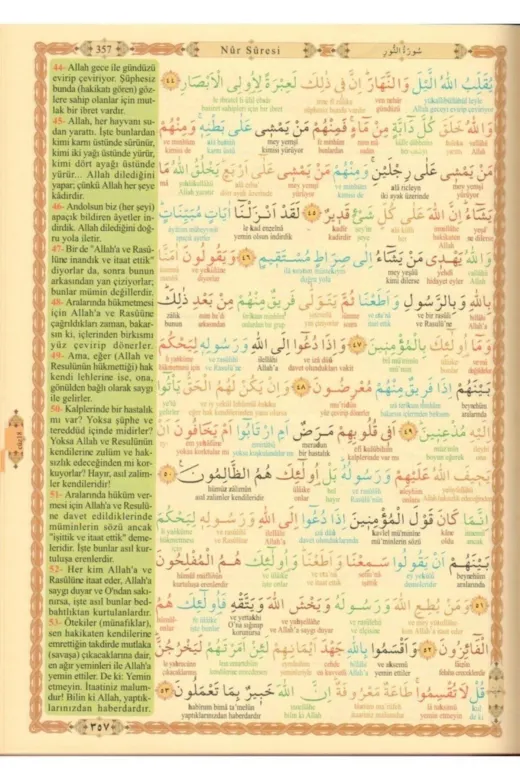 Haktan Yayın Dağıtım 282354 Haktan Kuranı Kerim Rahle Boy 5 Li Özellkli Kod: H-24 Mor Renkli 20*28