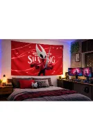 Hallow Knight Duvar Örtüsü Halısı