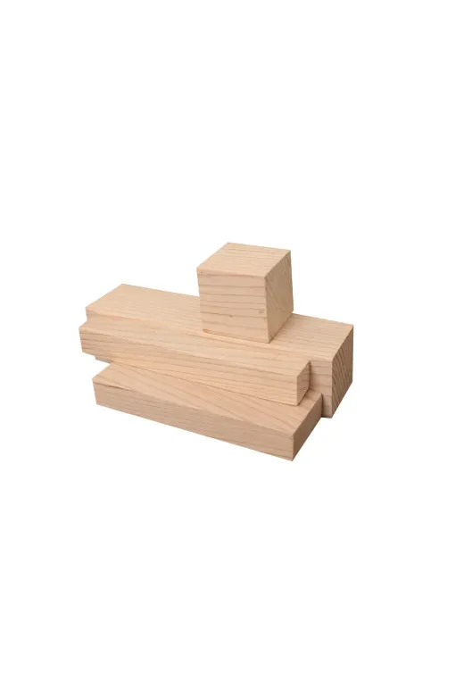 handanca 167404521 (2X2 Cm X 25 Cm 44 Adet) Köknar (Göknar) Kereste Çıta Taslak Tahta Ve Ahşap Blok
