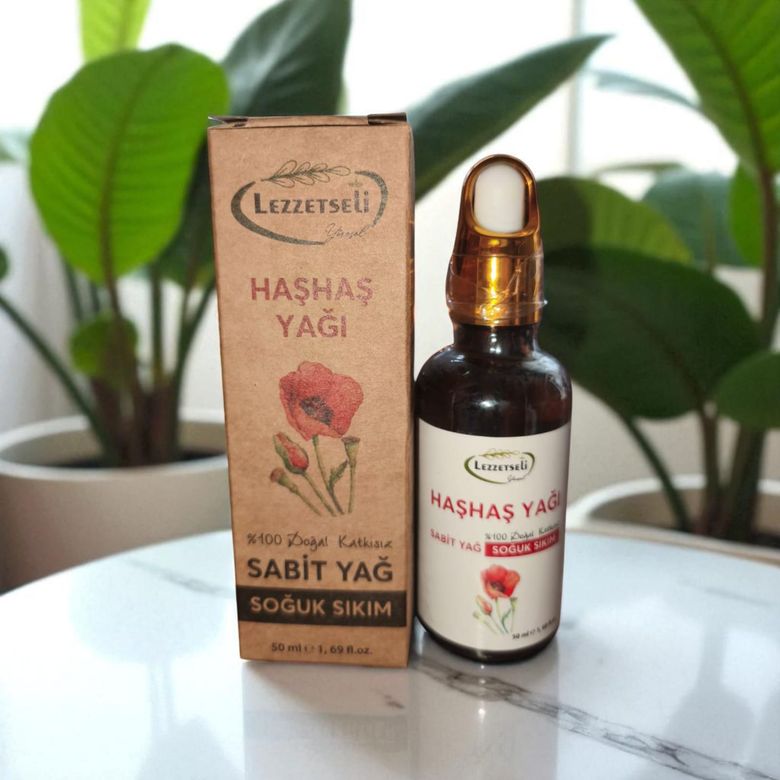HAŞHAŞ YAĞI Doğal Soğuk Sikim Haşhaş Yaği Lezzetseli Yöresel (50 Ml)
