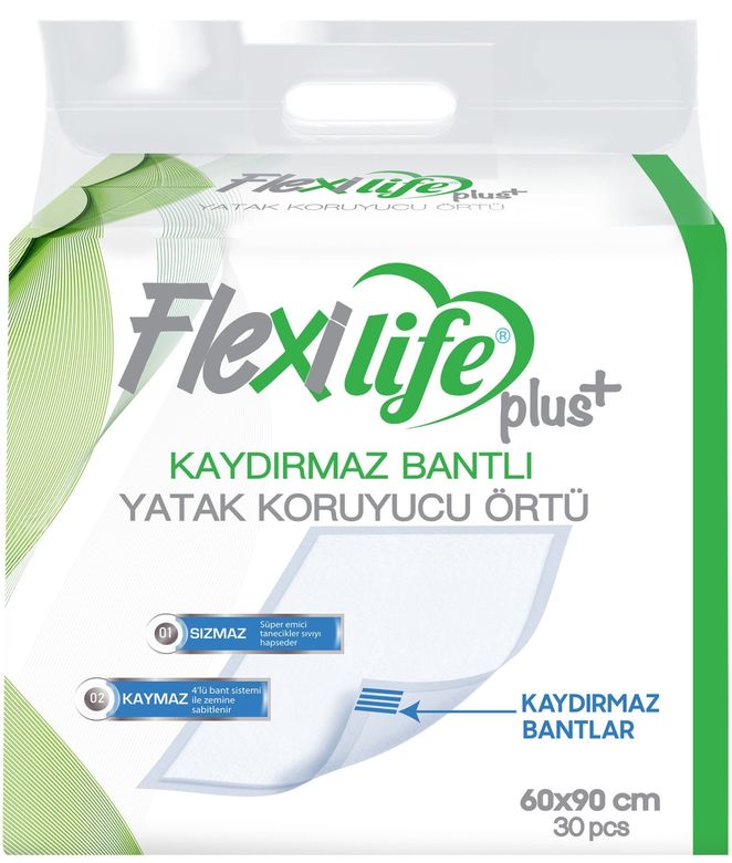 Hasta Alt Açma Yatak Koruyucu Örtü 60*90CM 30 Adet Kaydırmaz