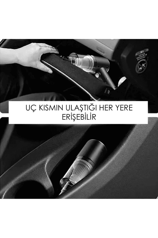 Hasuba Hs-22 Usb Şarjlı 2In1 Oto & Araç Mini Taşınabilir El Tipi Süpürge