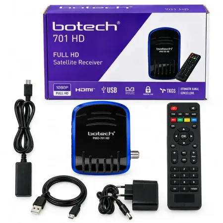 HD UYDU ALICISI FULL HD HDMI - USB - WİFİ PIKO-701 (4745)