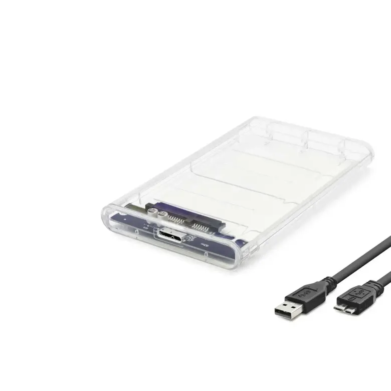 Hdd Kutu Usb3.0 Plastik Sata 2.5" Transparent HDX1760