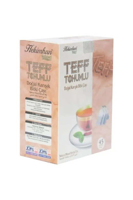 Hekimhan 105 Teff Tohumlu Doğal Karışık Bitki Süzen Poşet Çay 45 X 2 G