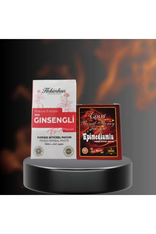hekimhan bitkisel vagtdjeldşd Red Ginsengli Royal Honey Kraliyet Bitkisel Karışımı 420 Gr + 240 Gr
